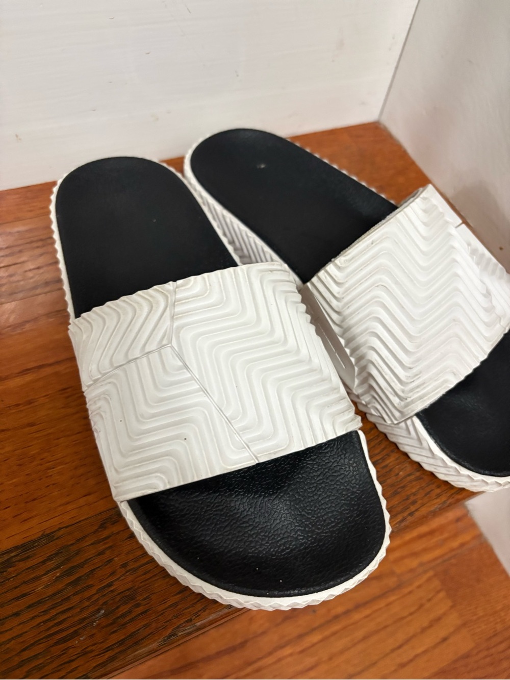 Adidas Alexander Wang x AW Adilette Slide 'White' sz 7 women’s